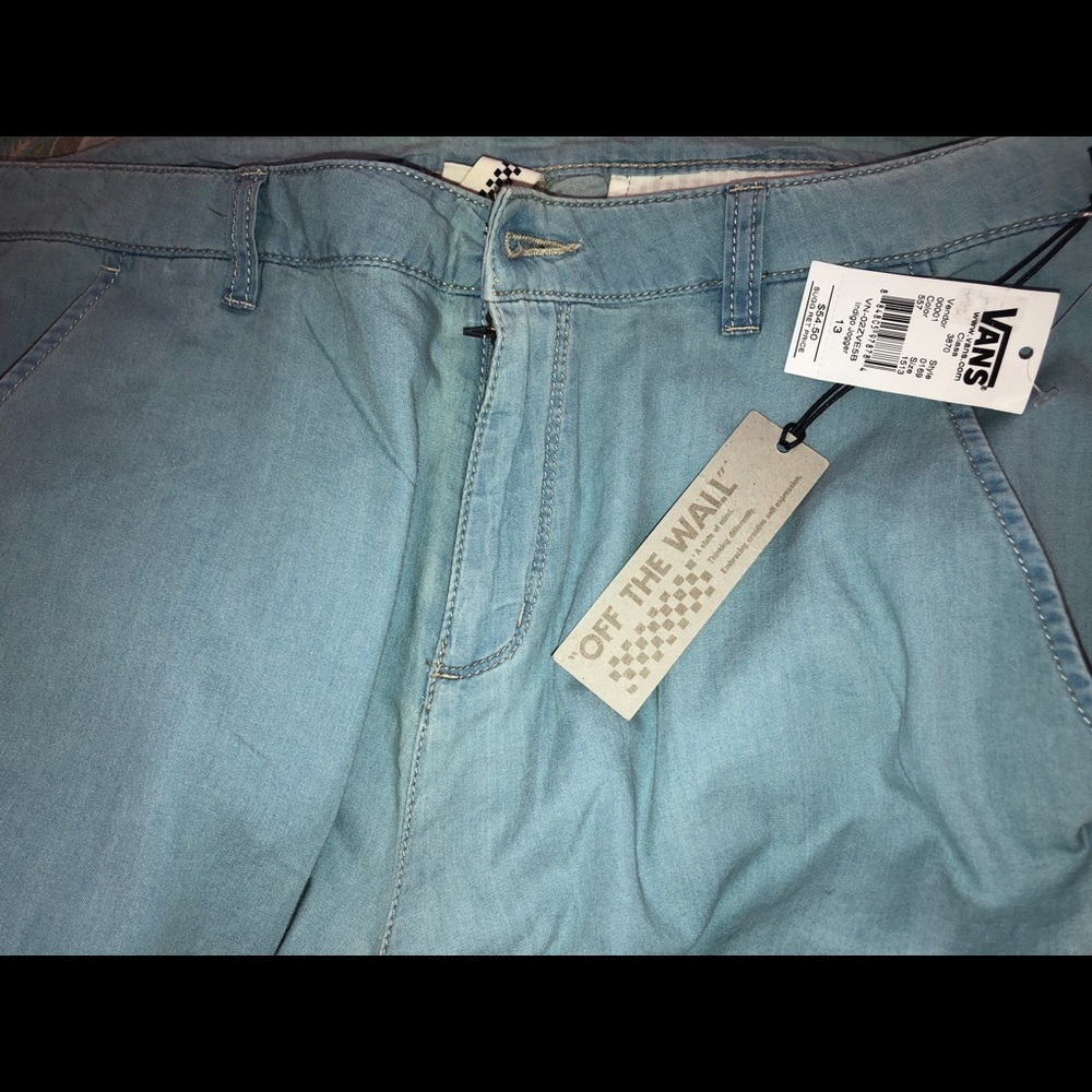 Vans indigo washed look Jogger pants NWT - Picture 4 of 4